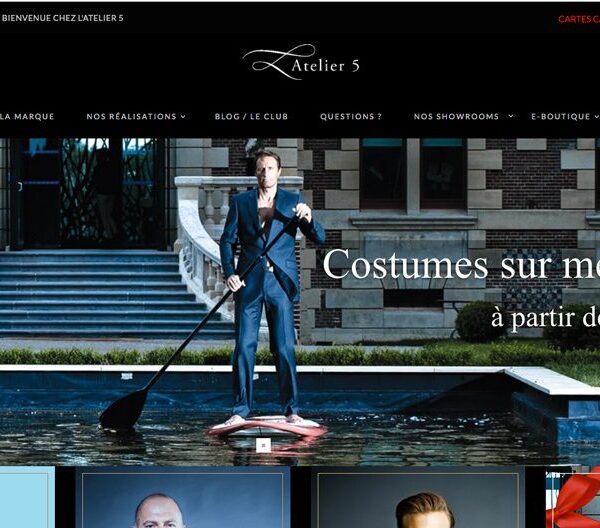 site internet l'atelier 5