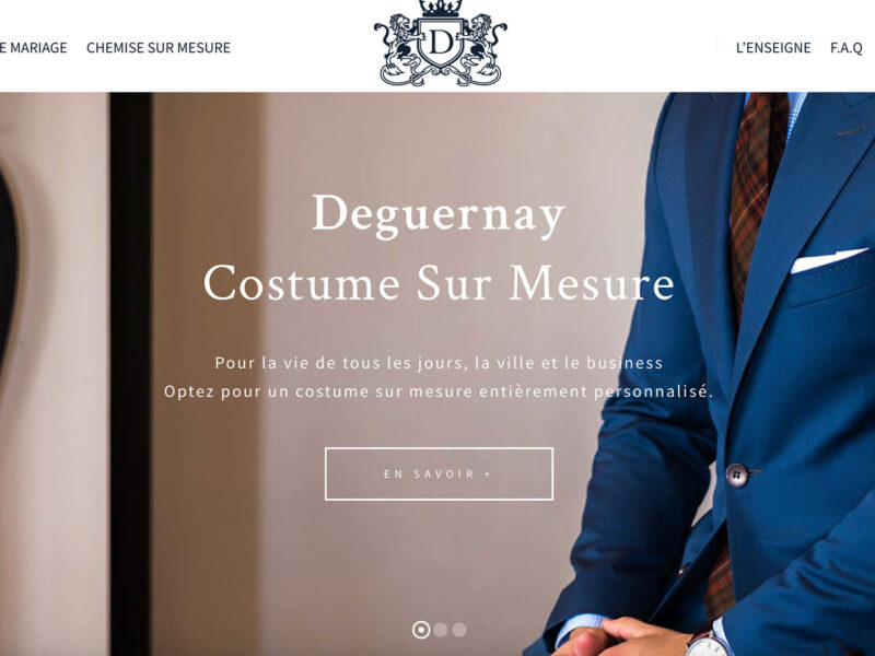 site internet deguernay