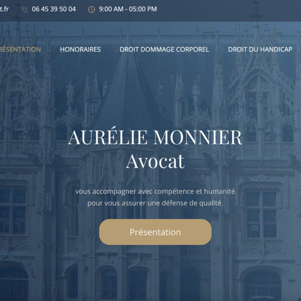 site monnier avocat