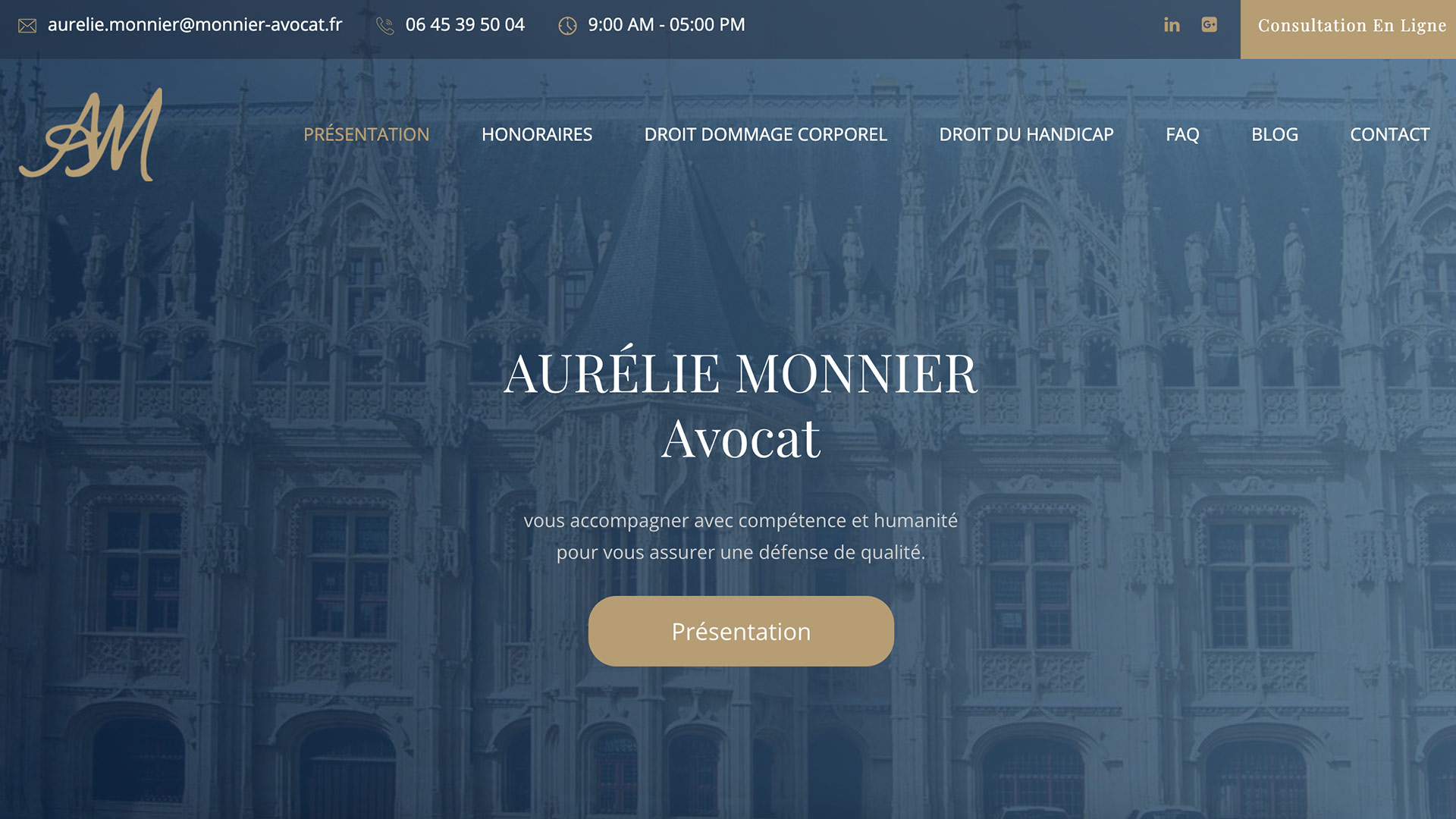 site monnier avocat