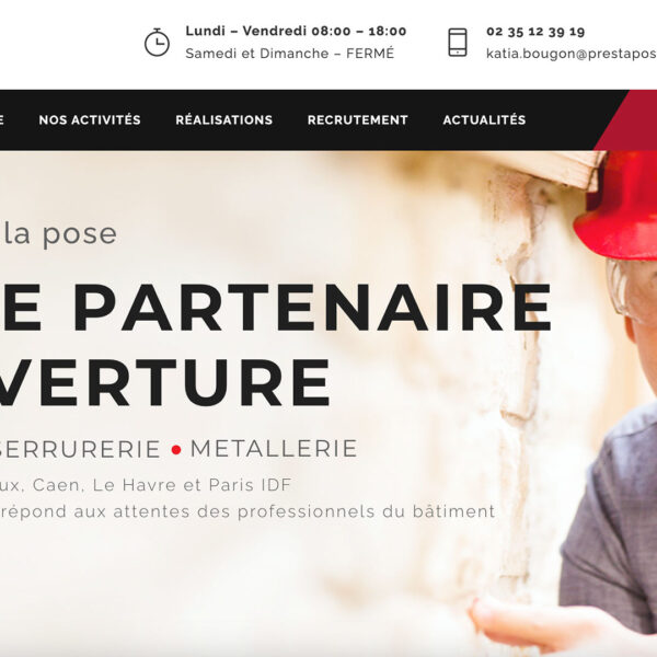 site web prestapose par l'agence web DOPAMINE 360