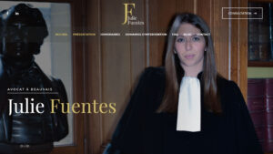 création site web maître julie fuentes
