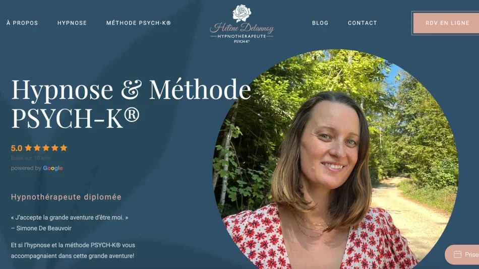 Site Hélène Delannoy — réalisation Dopamine 360